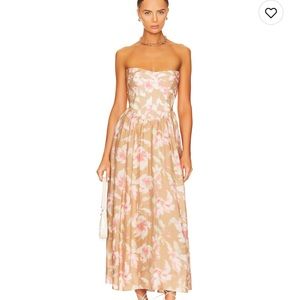 Bardot Lola Corset Midi Dress from Revolv